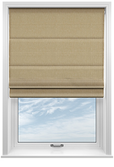 Delicate Chevron, Sunbeam - Motorised Roman Blind
